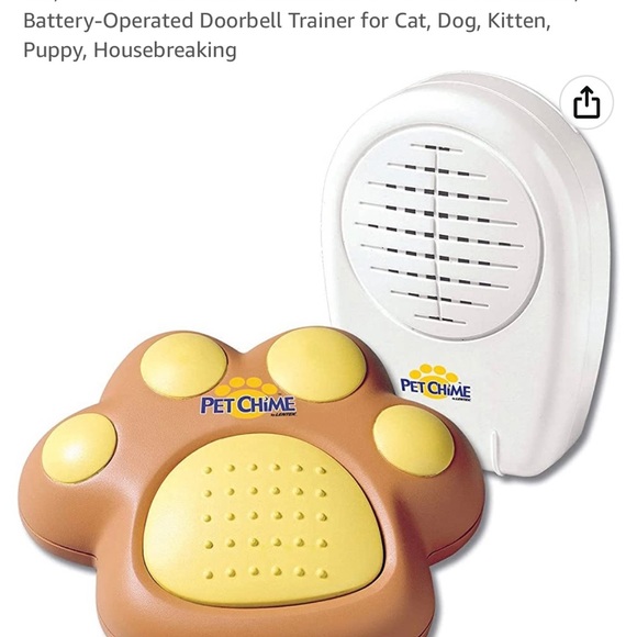 Pet chime battery operated door bell trainer for cats and dogs to go out - Picture 3 of 4